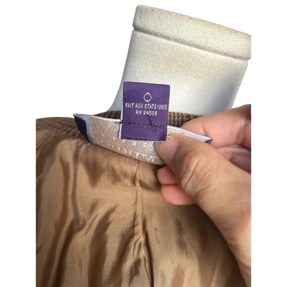 Vintage Ralph Lauren Purple Label Wool Blazer – Made in USA * Size 10 - Picture 16 of 16